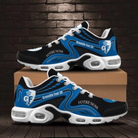 Chaussures Air Max Plus Grenoble Foot 38 Édition spéciale avec nom personnalisé