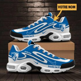 Chaussures Air Max Plus Grenoble Foot 38 Édition Limitée avec nom personnalisé