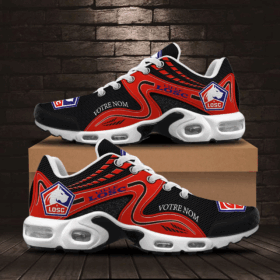Chaussures Air Max Plus LOSC Lille Édition spéciale avec nom personnalisé