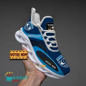Chaussures Max Soul Montpellier Hérault Rugby Édition spéciale avec nom personnalisé