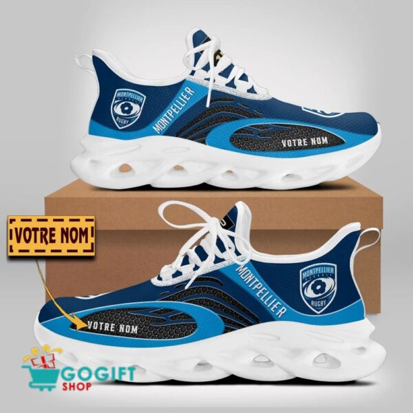 Chaussures Max Soul Montpellier Hérault Rugby Édition spéciale avec nom personnalisé – Image 2