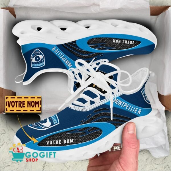 Chaussures Max Soul Montpellier Hérault Rugby Édition spéciale avec nom personnalisé – Image 3