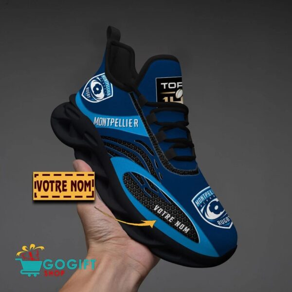 Chaussures Max Soul Montpellier Hérault Rugby Édition spéciale avec nom personnalisé – Image 4