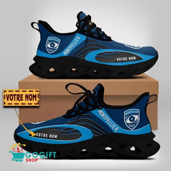 Chaussures Max Soul Montpellier Hérault Rugby Édition spéciale avec nom personnalisé – Image 5