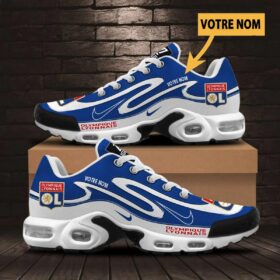 Chaussures Air Max Plus Olympique Lyonnais Édition Limitée avec nom personnalisé