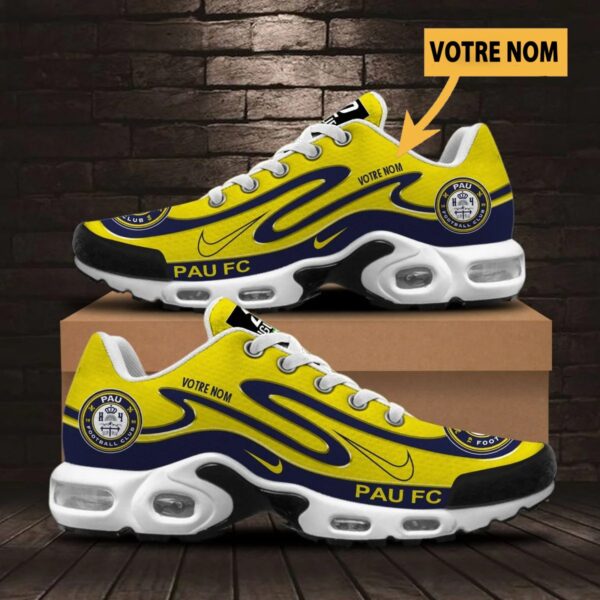 Chaussures Air Max Plus Pau FC Édition Limitée avec nom personnalisé