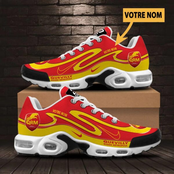 Chaussures Air Max Plus Quevilly-Rouen Métropole Édition Limitée avec nom personnalisé