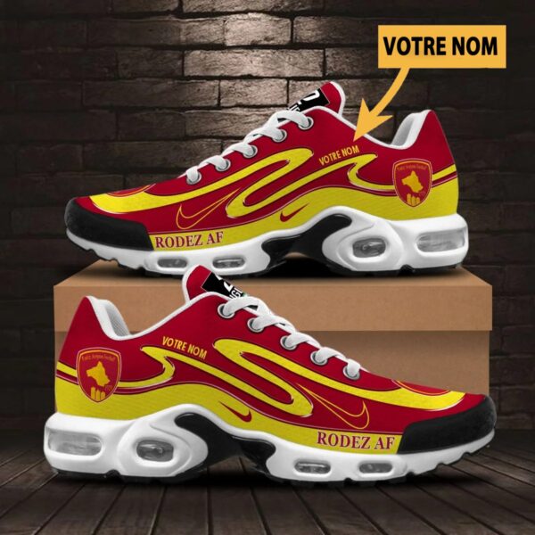 Chaussures Air Max Plus Rodez AF Édition Limitée avec nom personnalisé
