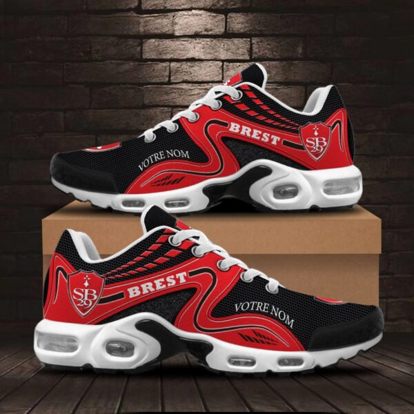 Chaussures Air Max Plus Stade Brestois 29 Édition spéciale avec nom personnalisé
