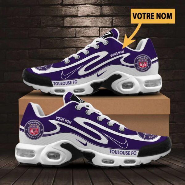 Chaussures Air Max Plus Toulouse FC Édition Limitée avec nom personnalisé