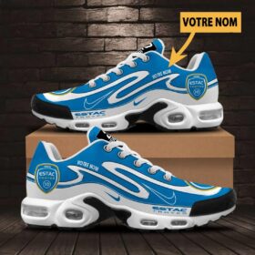 Chaussures Air Max Plus Troyes AC Édition Limitée avec nom personnalisé