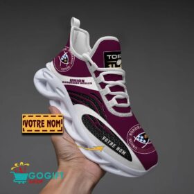 Chaussures Max Soul Union Bordeaux Bègles Édition spéciale avec nom personnalisé