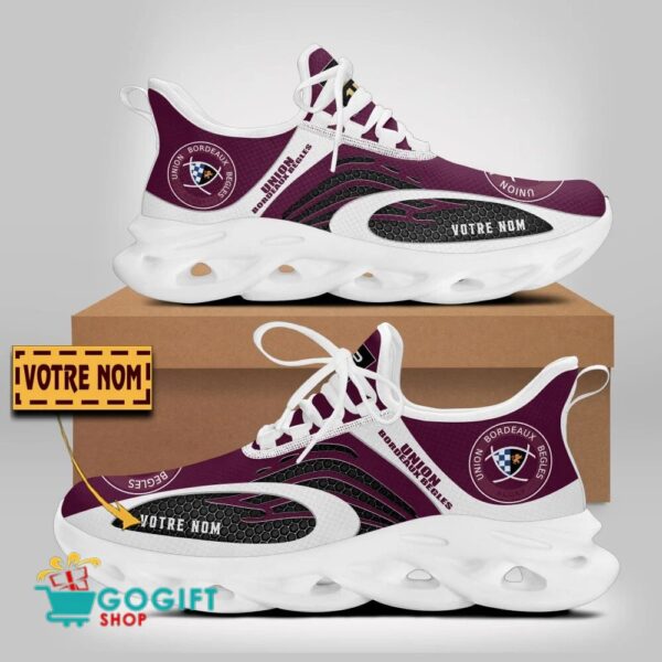 Chaussures Max Soul Union Bordeaux Bègles Édition spéciale avec nom personnalisé – Image 2