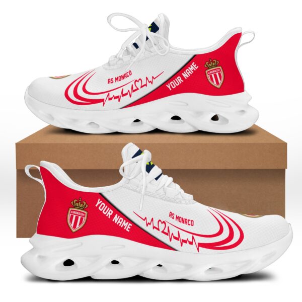 Chaussures Max Soul spéciales AS Monaco avec nom personnalisé