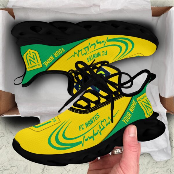 Chaussures Max Soul spéciales FC Nantes avec nom personnalisé – Image 4