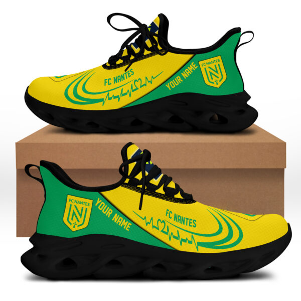 Chaussures Max Soul spéciales FC Nantes avec nom personnalisé – Image 2
