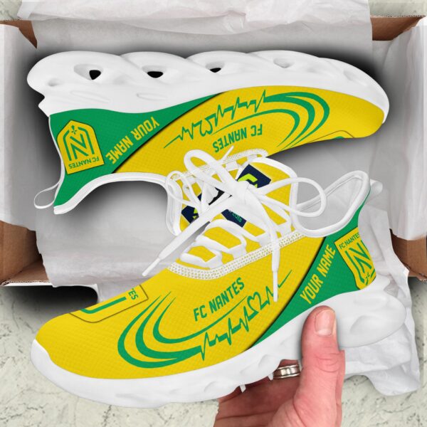 Chaussures Max Soul spéciales FC Nantes avec nom personnalisé – Image 3