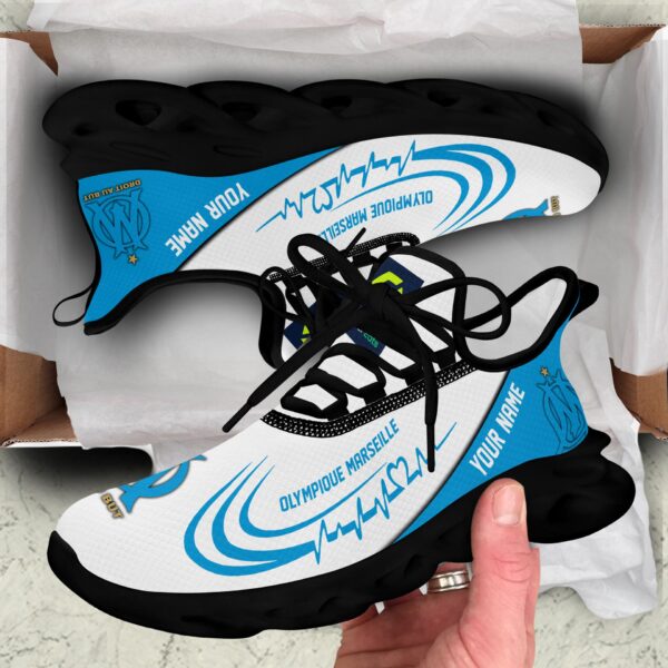 Chaussures Max Soul spéciales Olympique de Marseille avec nom personnalisé – Image 4