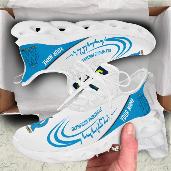 Chaussures Max Soul spéciales Olympique de Marseille avec nom personnalisé – Image 3
