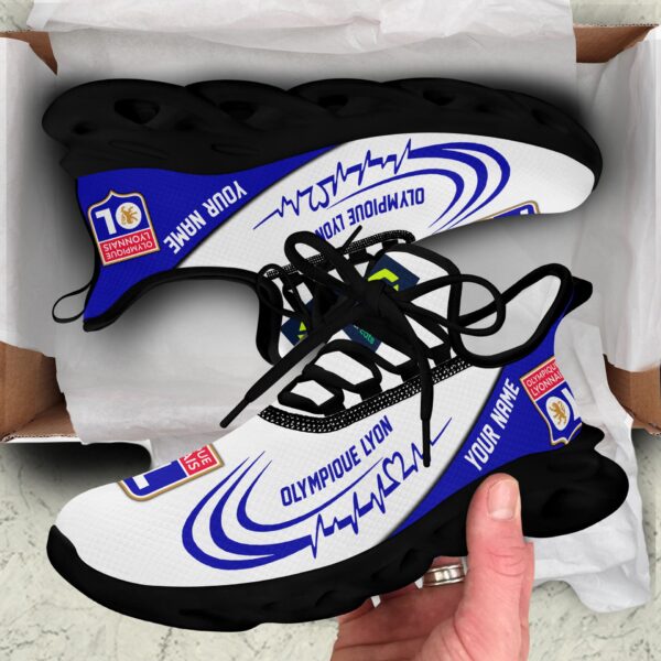Chaussures Max Soul spéciales Olympique Lyonnais avec nom personnalisé – Image 4