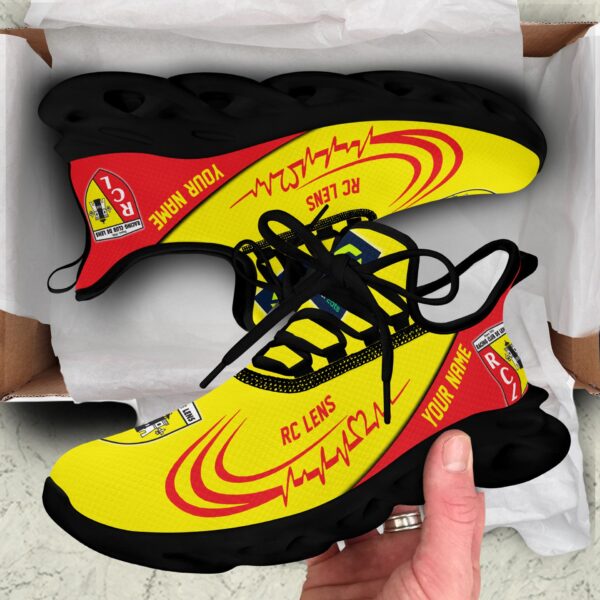 Chaussures Max Soul spéciales RC Lens avec nom personnalisé – Image 4