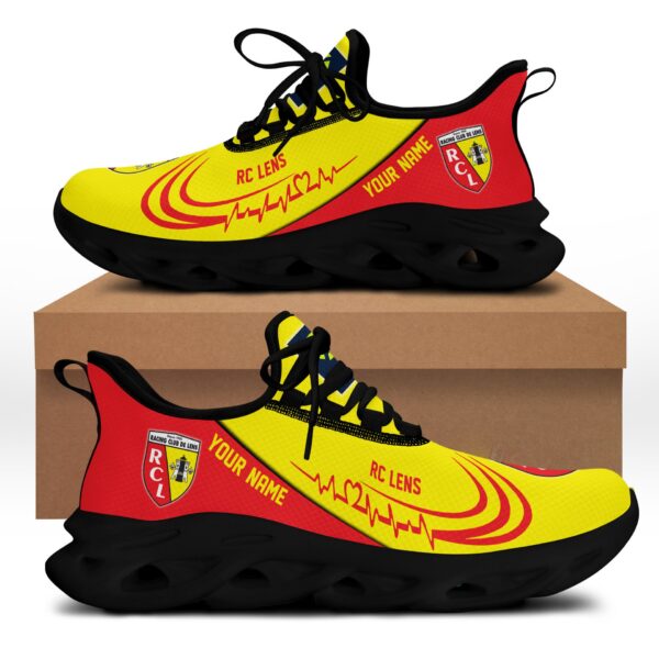 Chaussures Max Soul spéciales RC Lens avec nom personnalisé – Image 2