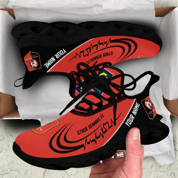 Chaussures Max Soul spéciales Stade Rennais FC avec nom personnalisé – Image 4