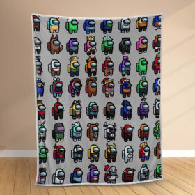 Plaid Among Us Game 1002 Couverture Polaire Plaid Canapé