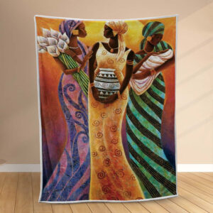 Plaid Afrique Femmes Art Couverture Polaire Plaid Canapé