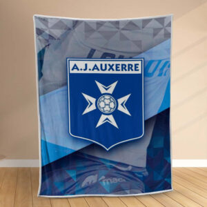 Plaid AJ Auxerre 5 Couverture Polaire Plaid Canapé