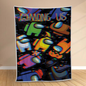 Plaid Among Us Game 1001 Couverture Polaire Plaid Canapé