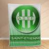 Plaid AS Saint-Etienne 6 Couverture Polaire Plaid Canapé
