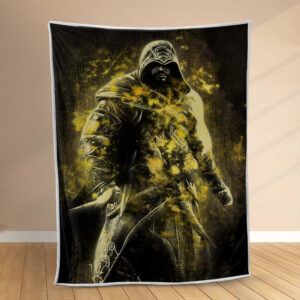 Plaid Assassin Creed Étourdissement d'or Couverture Polaire Plaid Canapé