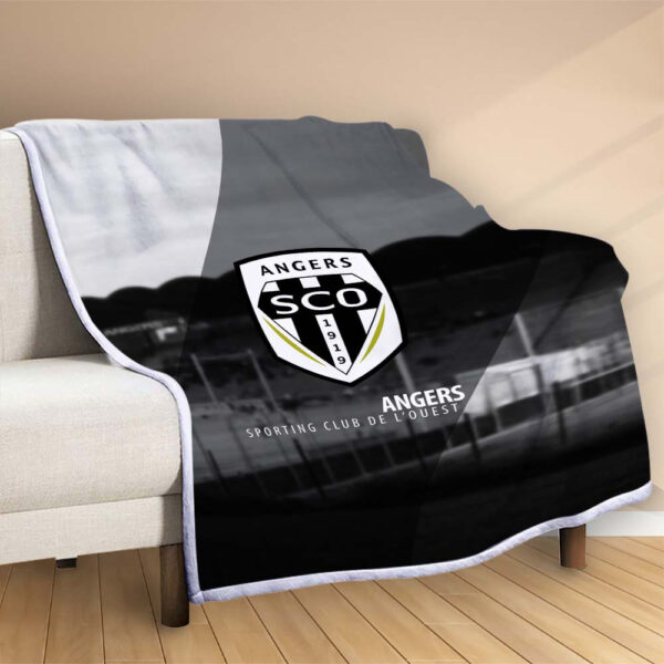 Plaid Angers SCO 4 Couverture Polaire Plaid Canapé – Image 2