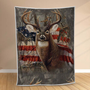 Plaid Chasse au cerf américain Couverture Polaire Plaid Canapé