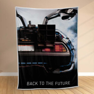 Plaid Retour vers le futur Couverture Polaire Plaid Canapé