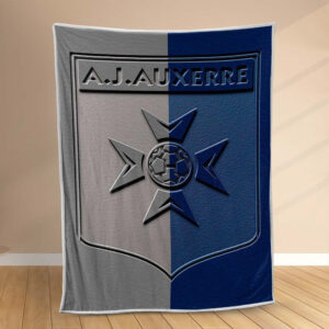 Plaid AJ Auxerre 2 Couverture Polaire Plaid Canapé