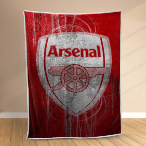 Plaid Arsenal Football Club 12 Couverture Polaire Plaid Canapé