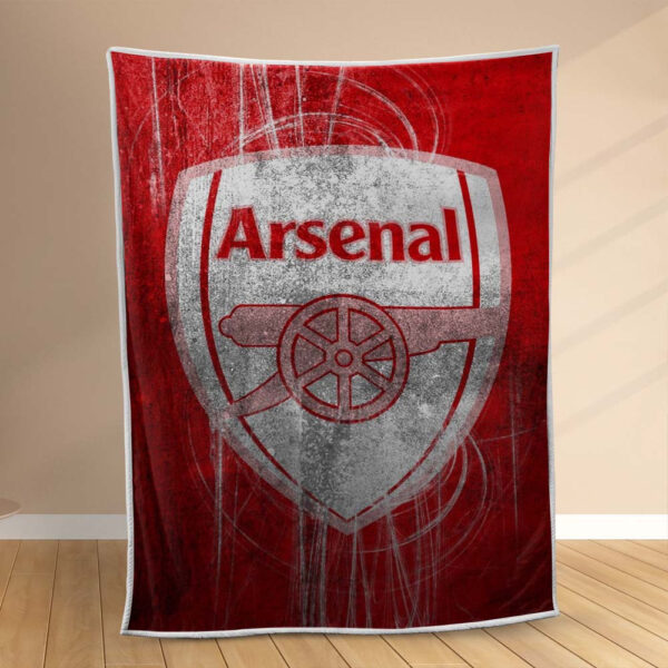 Plaid Arsenal Football Club 12 Couverture Polaire Plaid Canapé