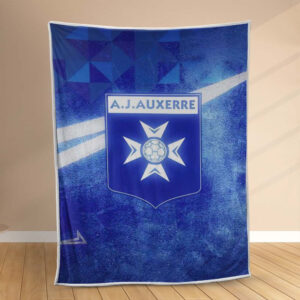 Plaid AJ Auxerre 4 Couverture Polaire Plaid Canapé
