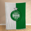 Plaid AS Saint-Étienne 2 Couverture Polaire Plaid Canapé