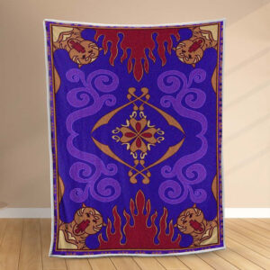 Plaid Tapis Magique Aladin Couverture Polaire Plaid Canapé