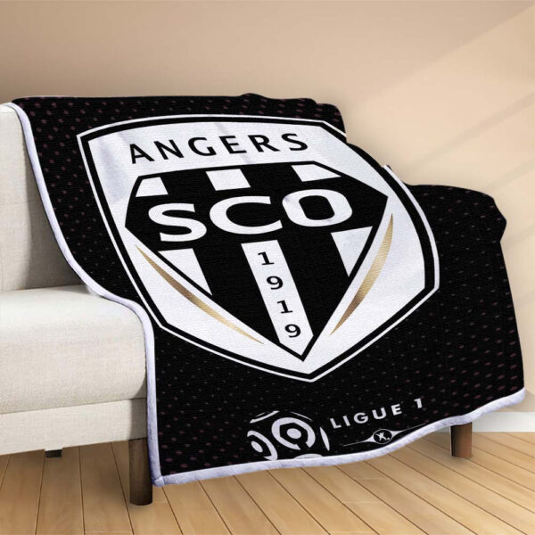 Plaid Angers SCO 3 Couverture Polaire Plaid Canapé – Image 2
