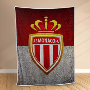 Plaid AS Monaco FC 1 Couverture Polaire Plaid Canapé