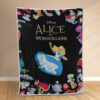 Plaid Alice au pays des merveilles Couverture Polaire Plaid Canapé