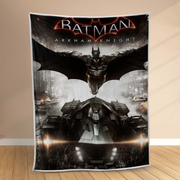 Plaid Batman Arkham Chevalier Couverture Polaire Plaid Canapé