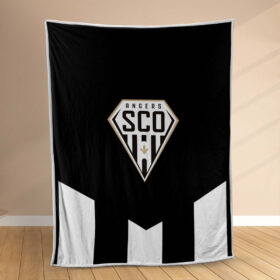 Plaid Angers SCO 2 Couverture Polaire Plaid Canapé