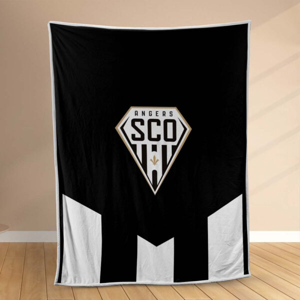 Plaid Angers SCO 2 Couverture Polaire Plaid Canapé