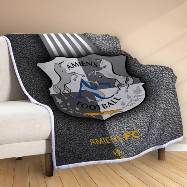 Plaid Amiens SC 2 Couverture Polaire Plaid Canapé – Image 2