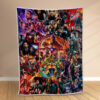 Plaid Avengers Endgame Tous les personnages Couverture Polaire Plaid Canapé